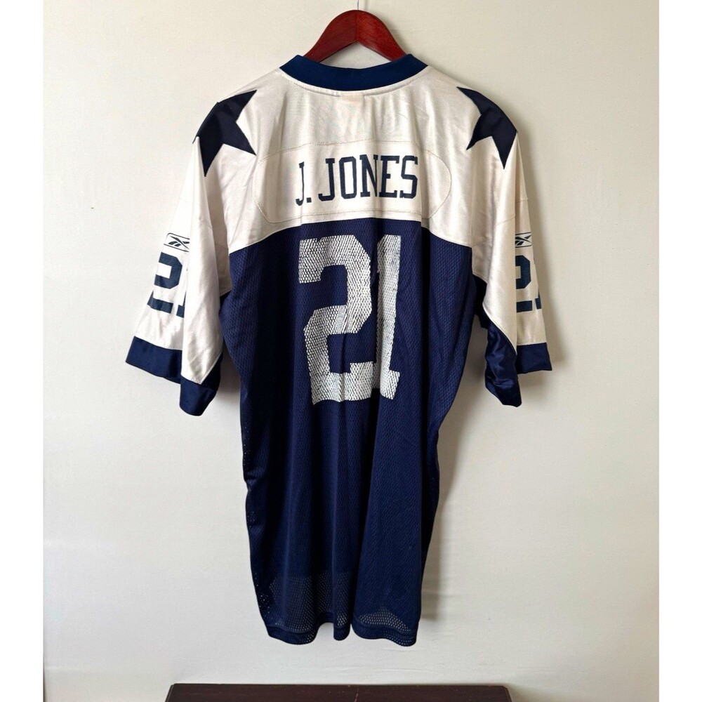 Reebok Dallas Cowboys J. Jones #21 NFL Football Jersey Size 2XL Blue White